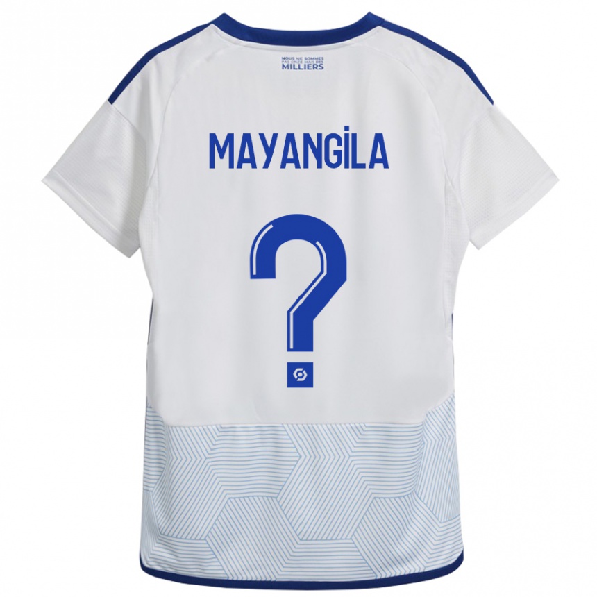 Hombre Fútbol Camiseta Ryan Tutu Mayangila #0 Blanco 2ª Equipación 2023/24 Perú