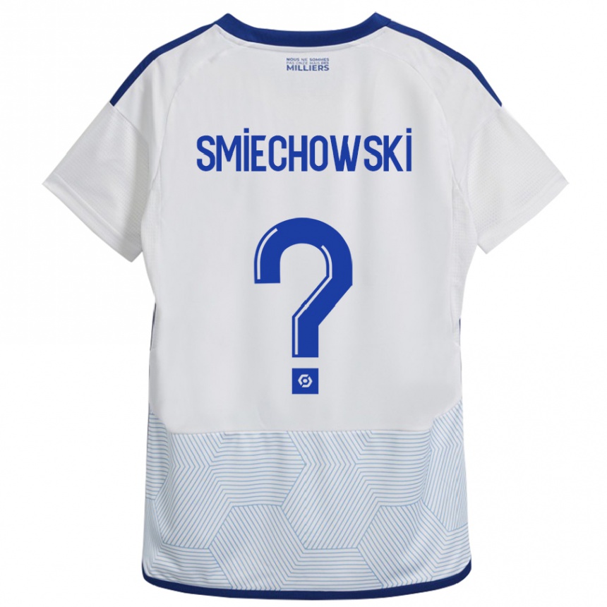 Hombre Fútbol Camiseta Artur Smiechowski #0 Blanco 2ª Equipación 2023/24 Perú