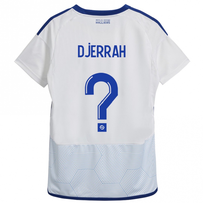 Hombre Fútbol Camiseta Karim Djerrah #0 Blanco 2ª Equipación 2023/24 Perú