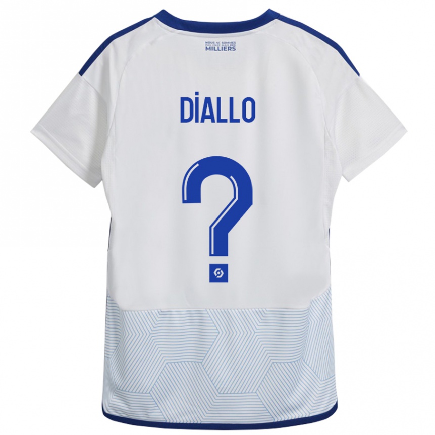 Hombre Fútbol Camiseta Tidiane Diallo #0 Blanco 2ª Equipación 2023/24 Perú