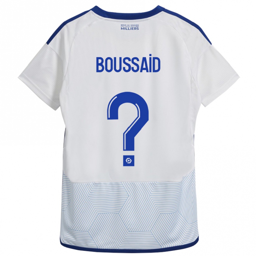 Hombre Fútbol Camiseta Willsem Boussaid #0 Blanco 2ª Equipación 2023/24 Perú