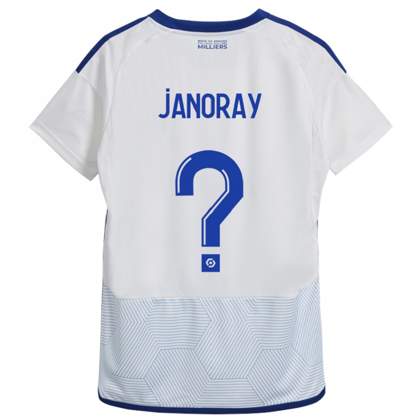 Hombre Fútbol Camiseta Sacha Janoray #0 Blanco 2ª Equipación 2023/24 Perú