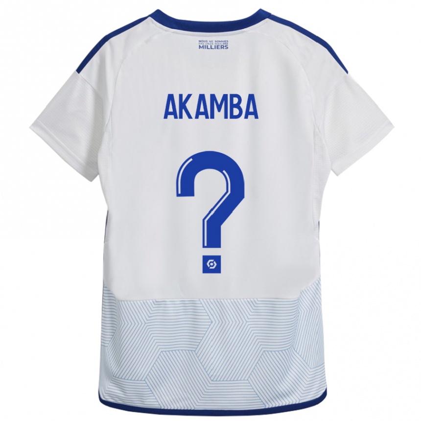 Hombre Fútbol Camiseta Fred Akamba #0 Blanco 2ª Equipación 2023/24 Perú