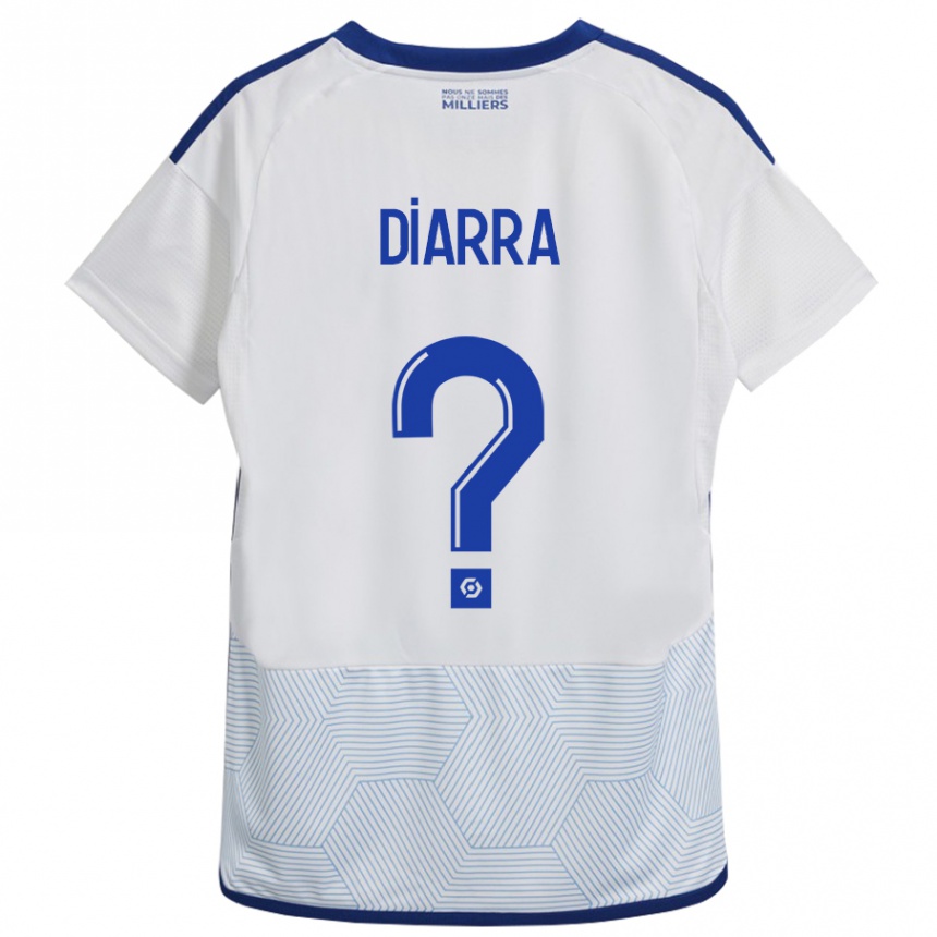 Hombre Fútbol Camiseta Massaoly Diarra #0 Blanco 2ª Equipación 2023/24 Perú