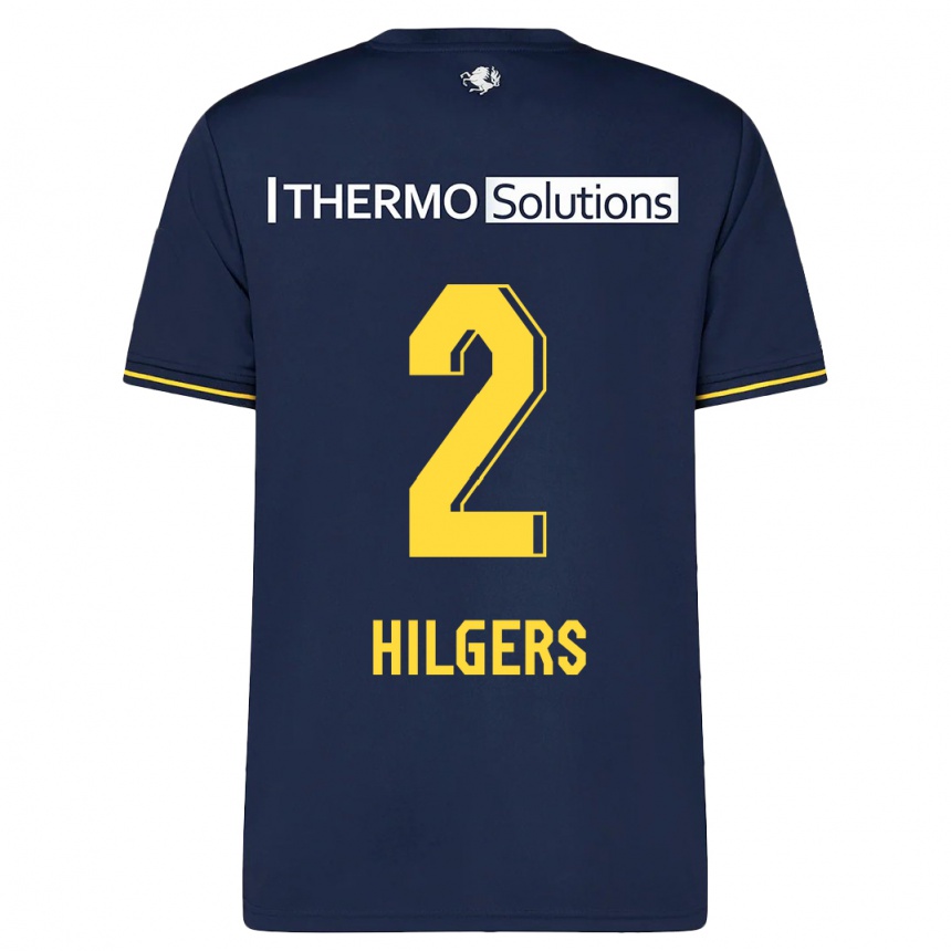 Hombre Fútbol Camiseta Mees Hilgers #2 Armada 2ª Equipación 2023/24 Perú