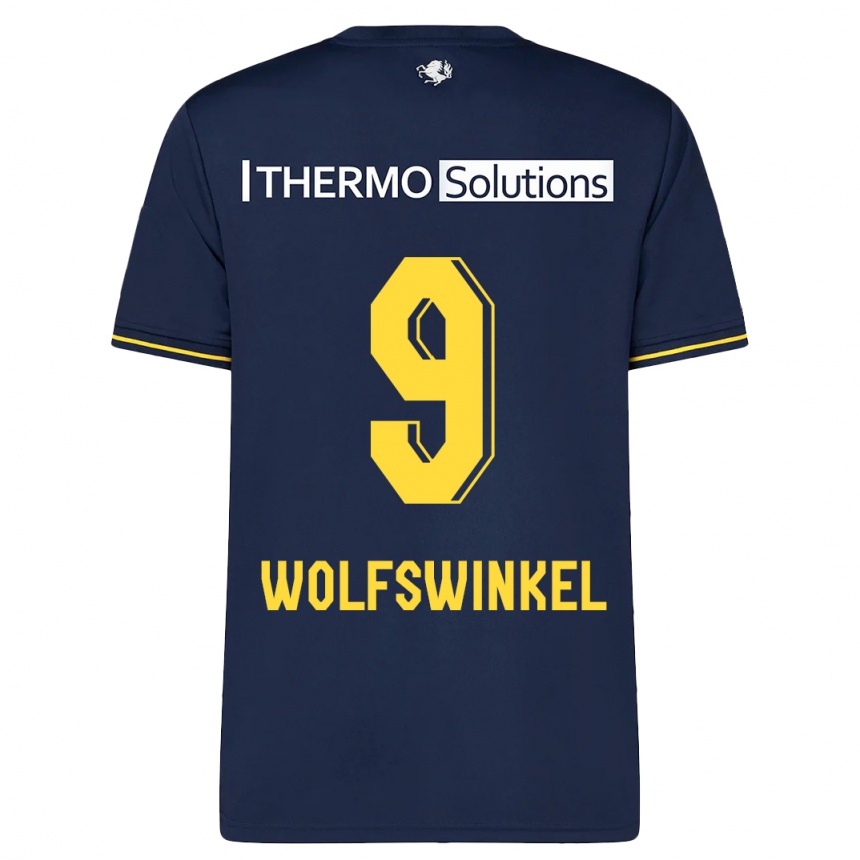 Hombre Fútbol Camiseta Ricky Van Wolfswinkel #9 Armada 2ª Equipación 2023/24 Perú