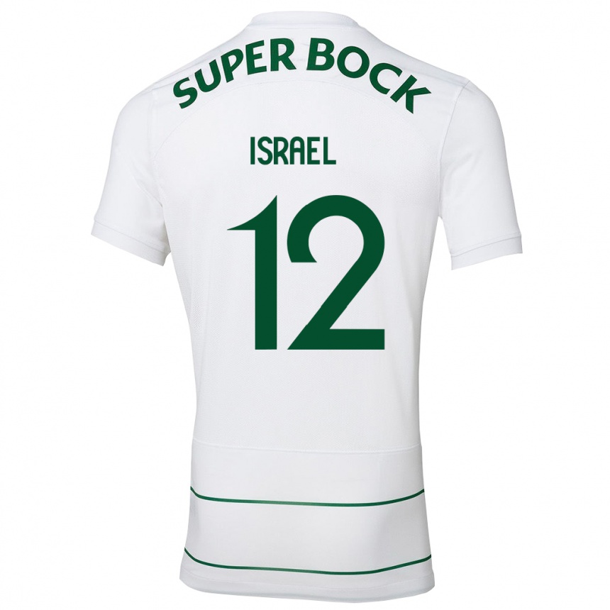 Hombre Fútbol Camiseta Franco Israel #12 Blanco 2ª Equipación 2023/24 Perú