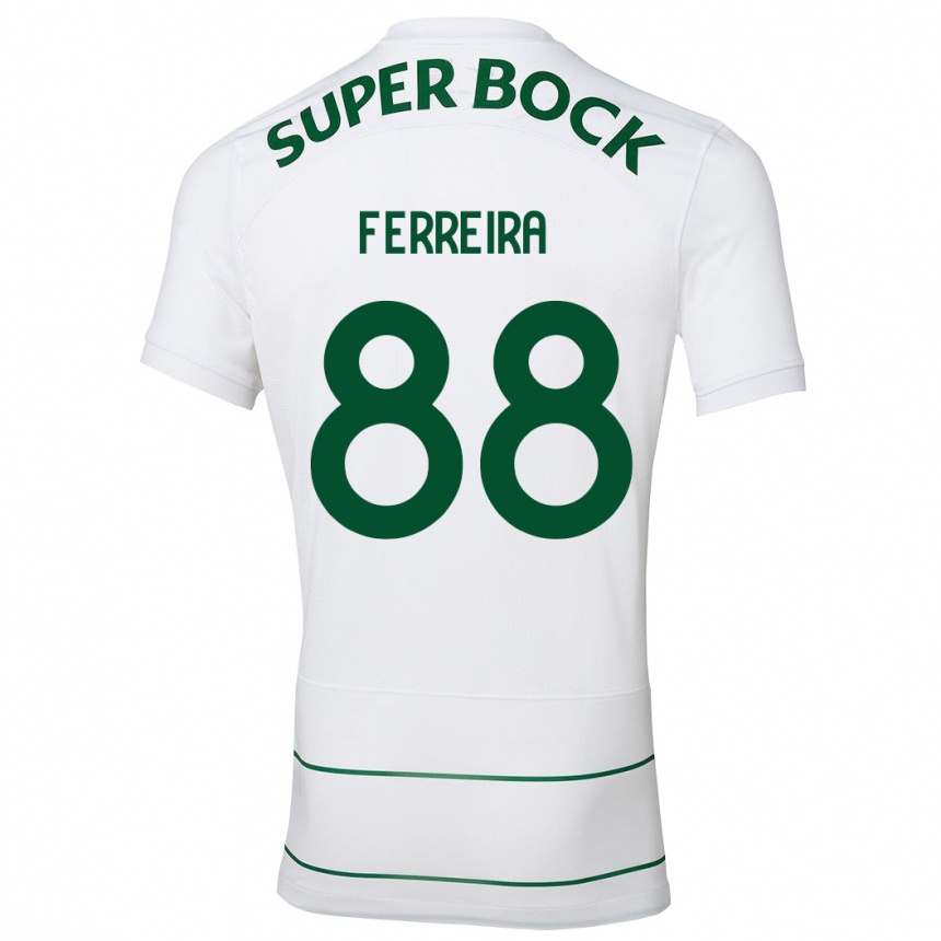 Hombre Fútbol Camiseta Tiago Ferreira #88 Blanco 2ª Equipación 2023/24 Perú