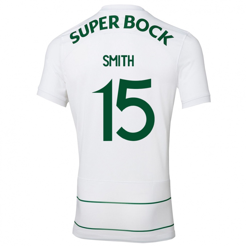 Hombre Fútbol Camiseta Olivia Smith #15 Blanco 2ª Equipación 2023/24 Perú