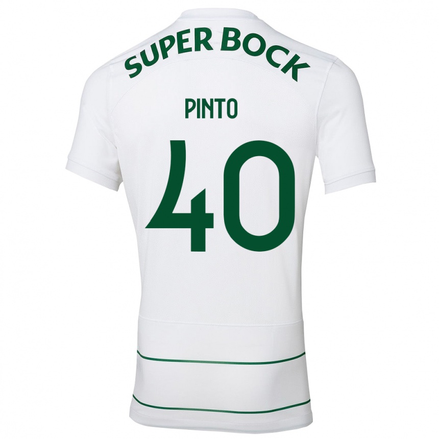 Hombre Fútbol Camiseta Rita Pinto De Almeida #40 Blanco 2ª Equipación 2023/24 Perú