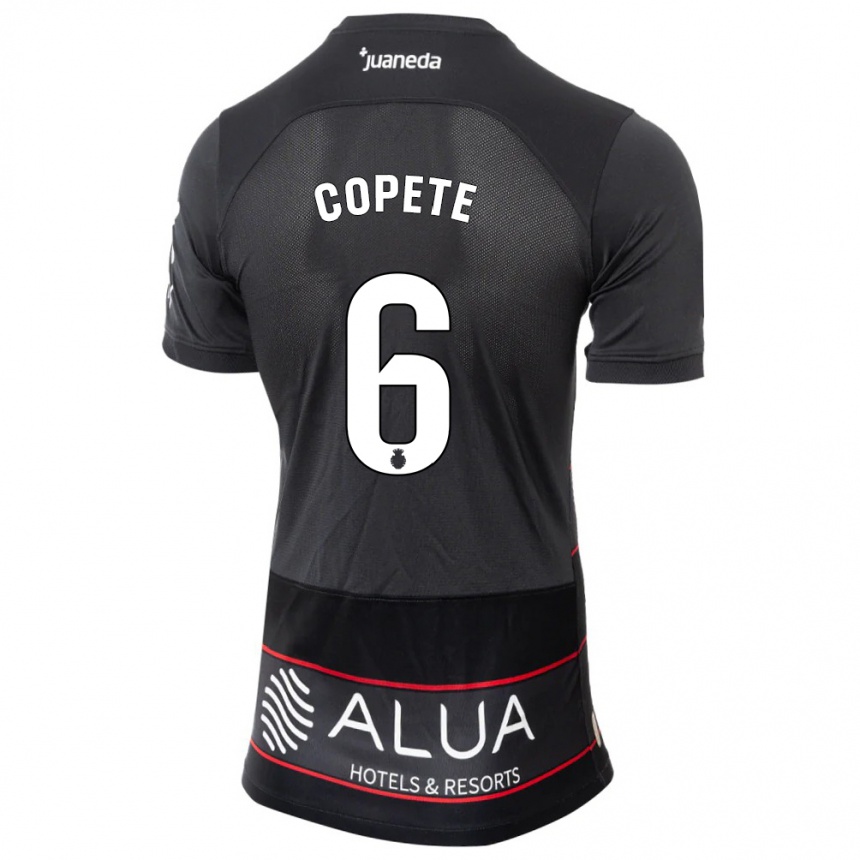 Hombre Fútbol Camiseta José Copete #6 Negro 2ª Equipación 2023/24 Perú