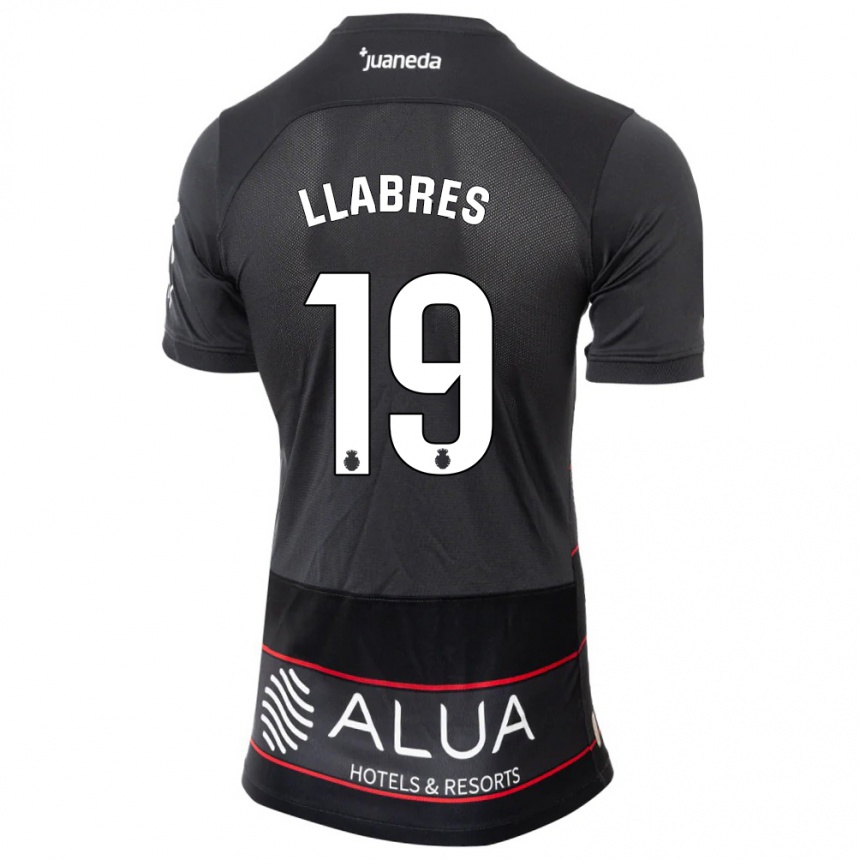 Hombre Fútbol Camiseta Javi Llabrés #19 Negro 2ª Equipación 2023/24 Perú