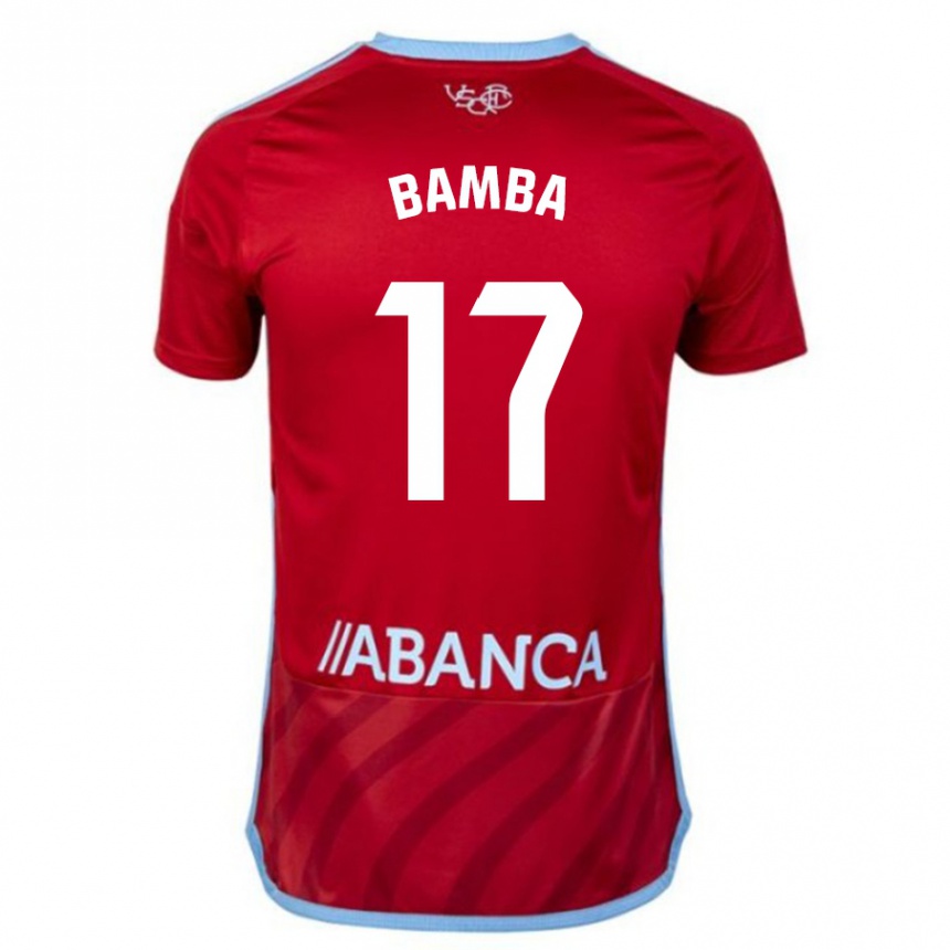 Hombre Fútbol Camiseta Jonathan Bamba #17 Rojo 2ª Equipación 2023/24 Perú