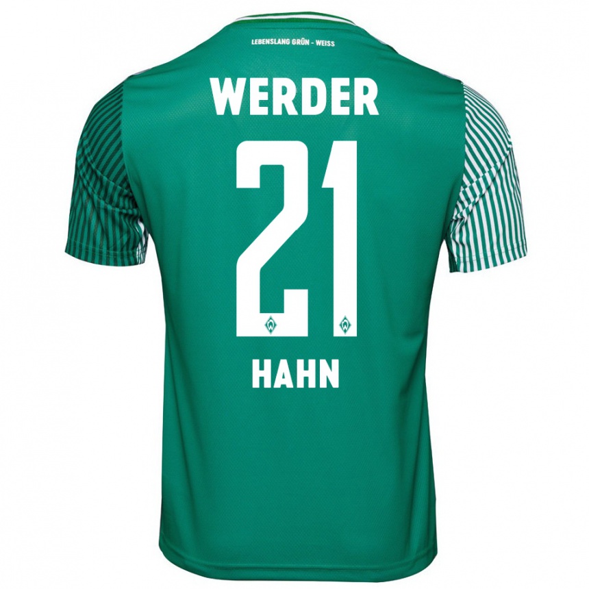 Mujer Fútbol Camiseta Chiara Hahn #21 Verde 1ª Equipación 2023/24 Perú