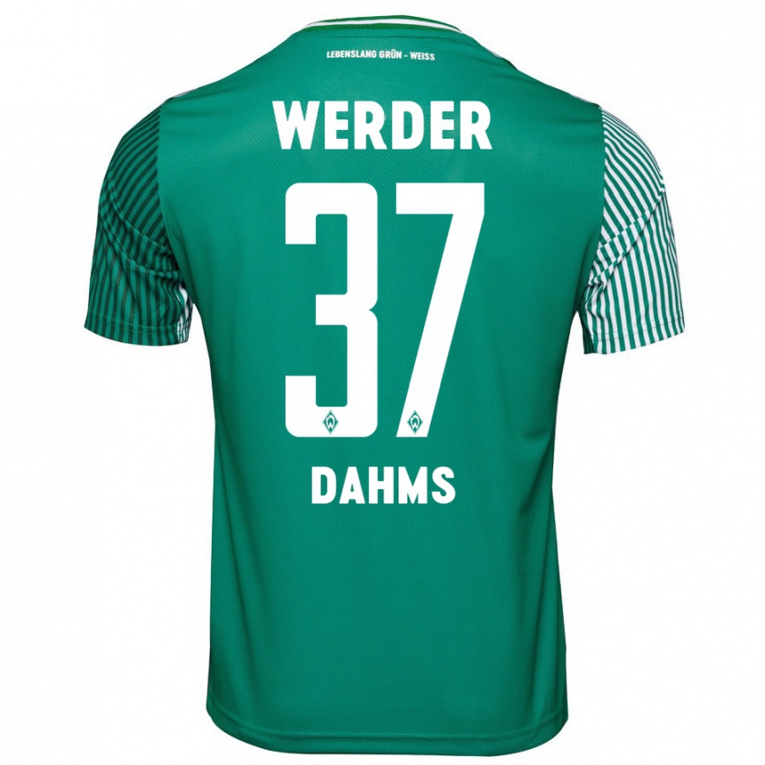 Mujer Fútbol Camiseta Lena Dahms #37 Verde 1ª Equipación 2023/24 Perú