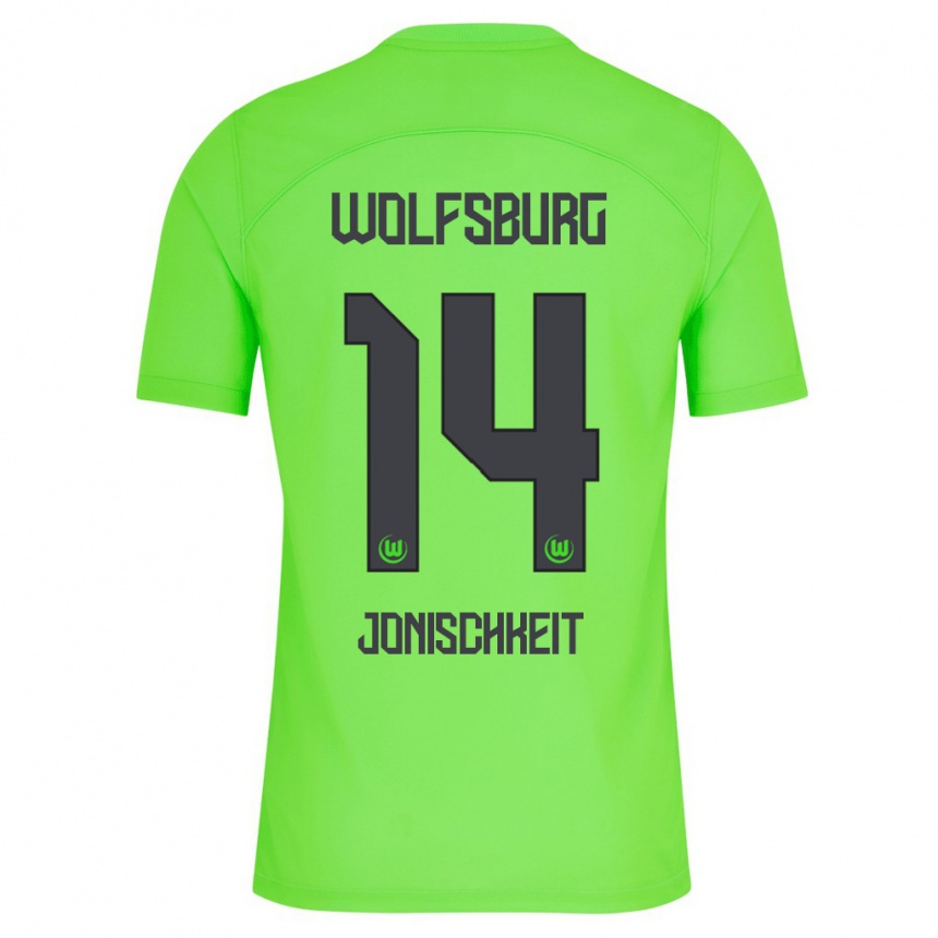 Mujer Fútbol Camiseta Jamal Jonischkeit #14 Verde 1ª Equipación 2023/24 Perú