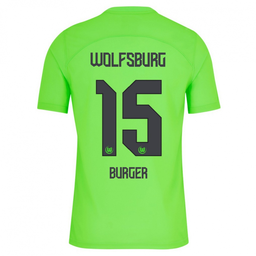 Mujer Fútbol Camiseta Jan Bürger #15 Verde 1ª Equipación 2023/24 Perú