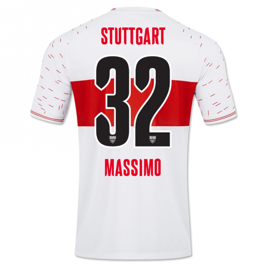 Mujer Fútbol Camiseta Roberto Massimo #32 Blanco 1ª Equipación 2023/24 Perú