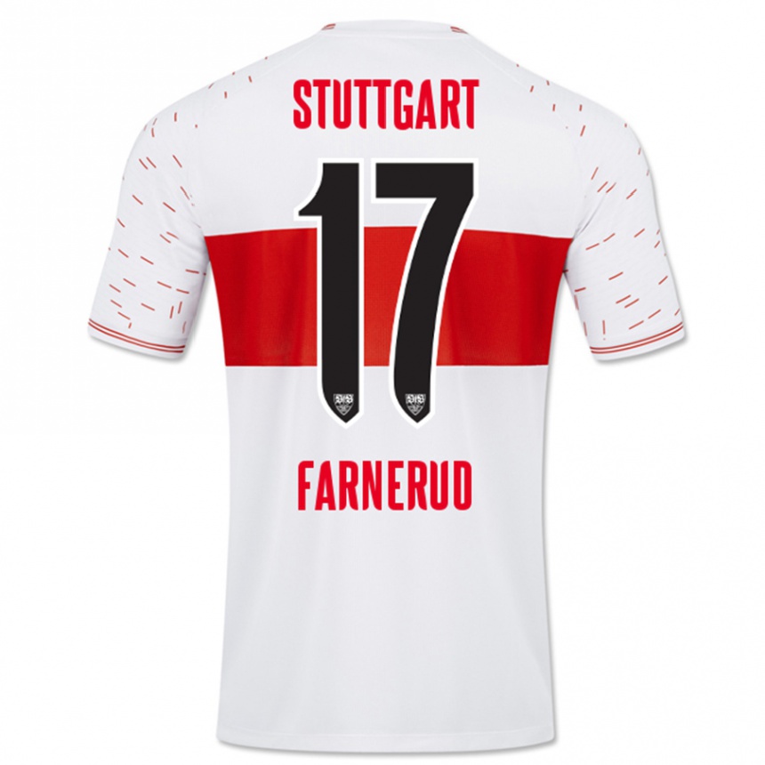 Mujer Fútbol Camiseta Colin Farnerud #17 Blanco 1ª Equipación 2023/24 Perú