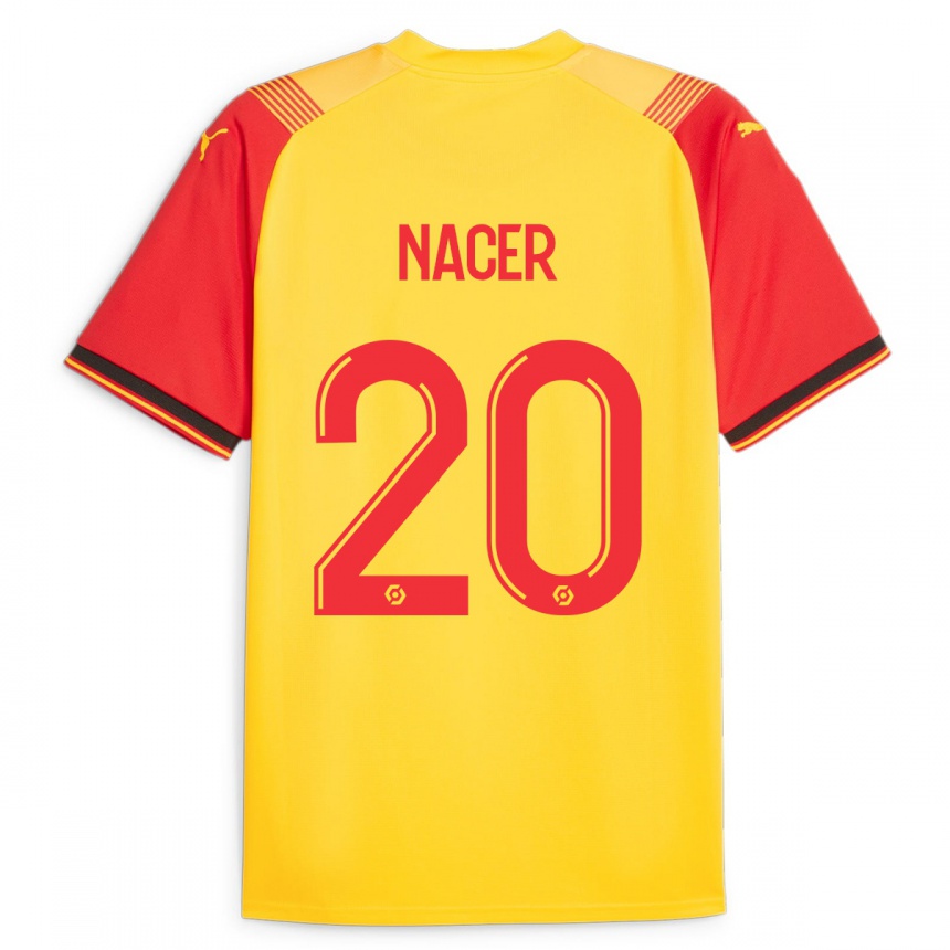 Mujer Fútbol Camiseta Myriem Nacer #20 Amarillo 1ª Equipación 2023/24 Perú