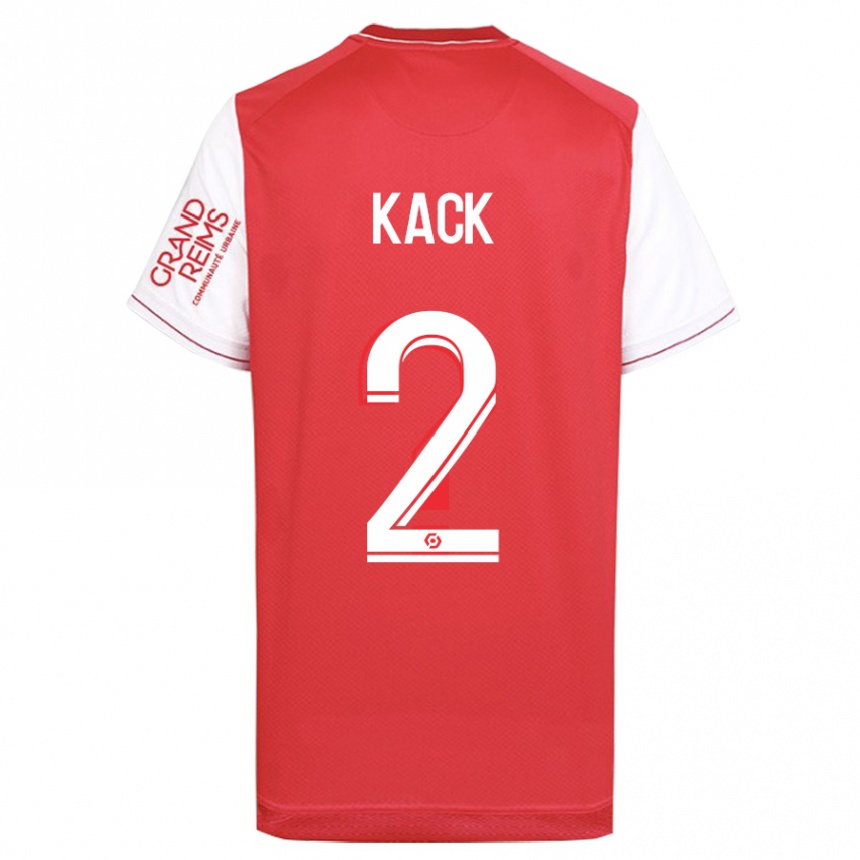 Mujer Fútbol Camiseta Mathilde Kack #2 Rojo 1ª Equipación 2023/24 Perú