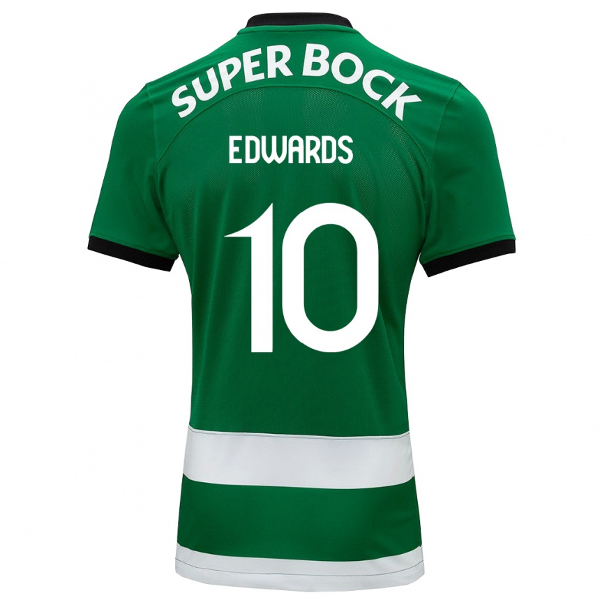 Mujer Fútbol Camiseta Marcus Edwards #10 Verde 1ª Equipación 2023/24 Perú