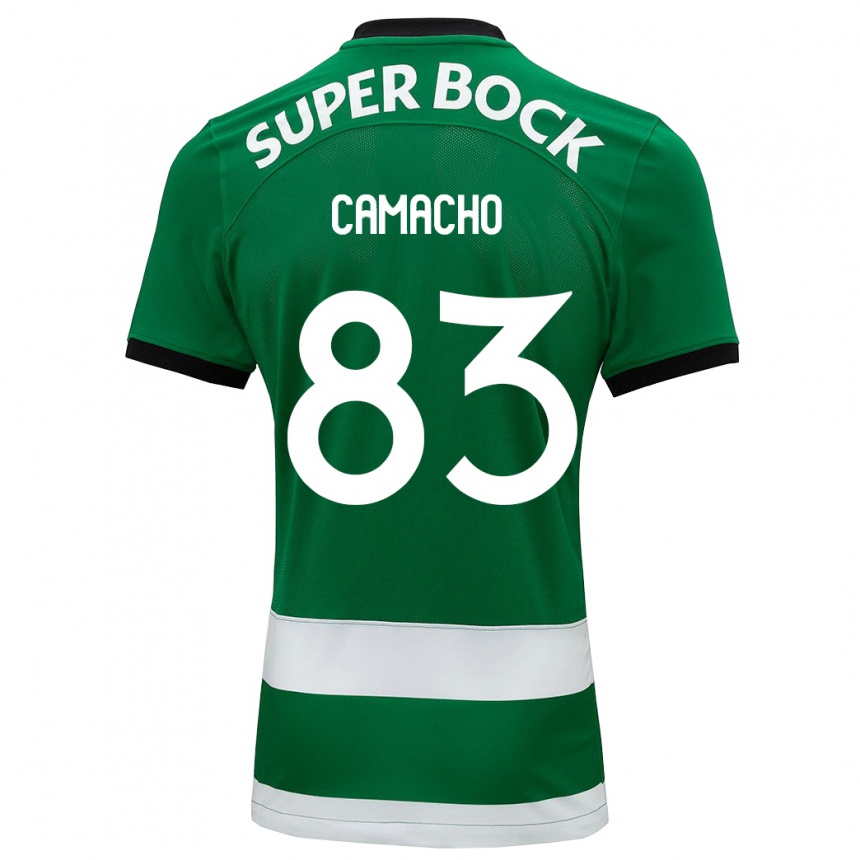 Mujer Fútbol Camiseta Rafael Camacho #83 Verde 1ª Equipación 2023/24 Perú