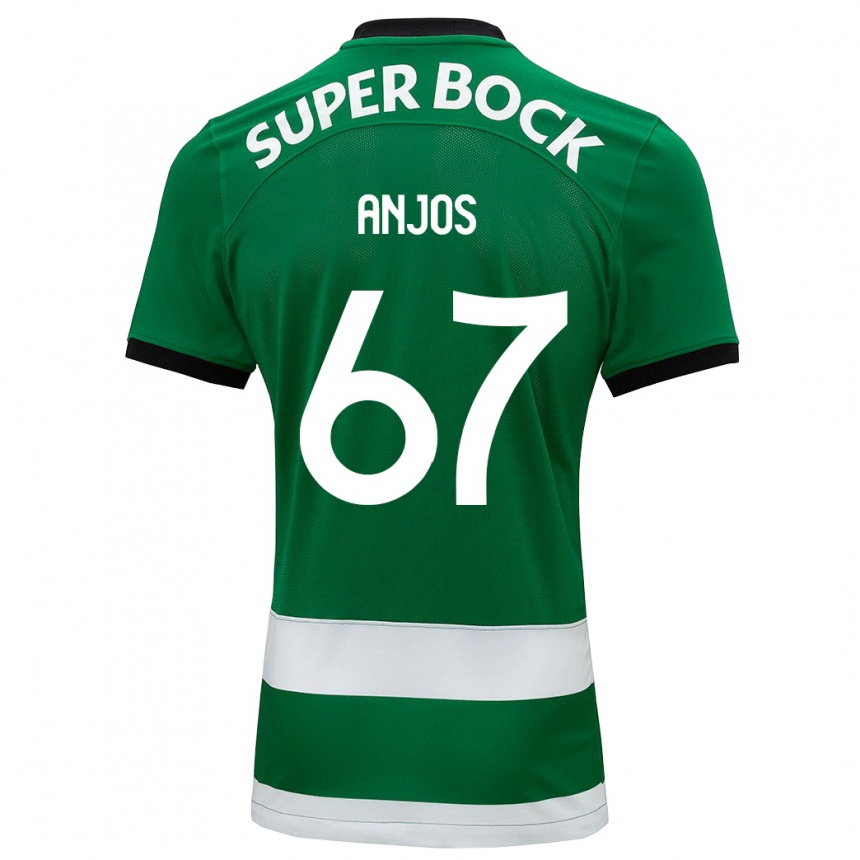 Mujer Fútbol Camiseta Lucas Anjos #67 Verde 1ª Equipación 2023/24 Perú