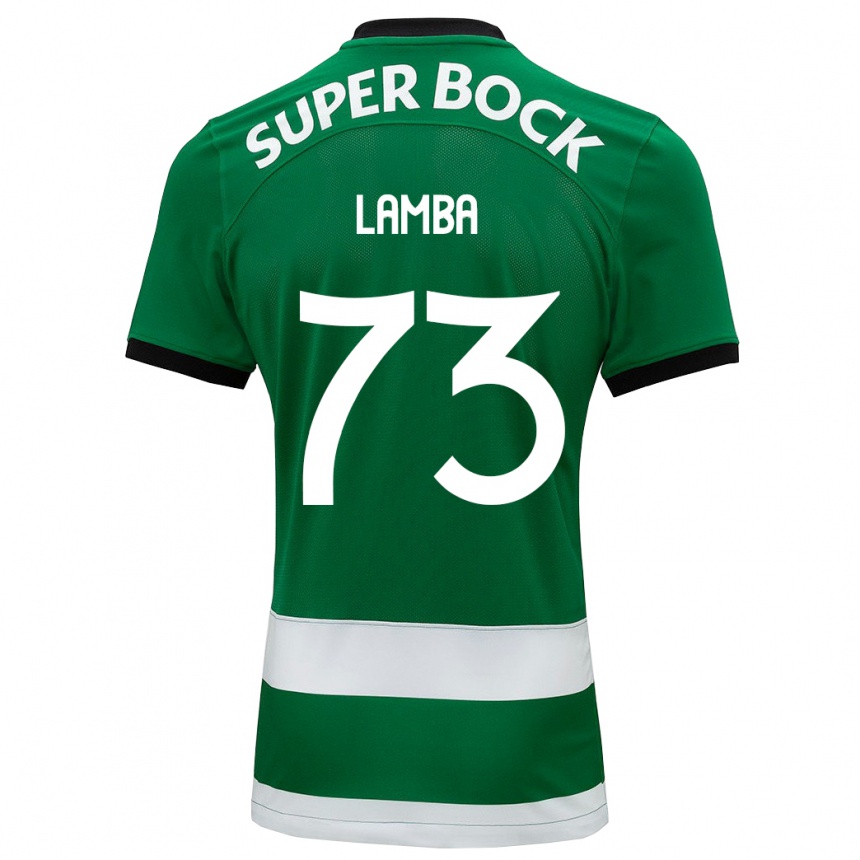 Mujer Fútbol Camiseta Chico Lamba #73 Verde 1ª Equipación 2023/24 Perú