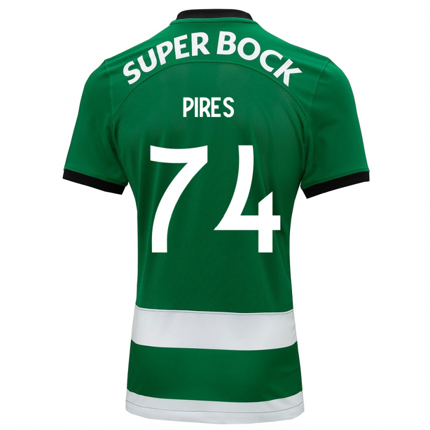 Mujer Fútbol Camiseta Guilherme Pires #74 Verde 1ª Equipación 2023/24 Perú