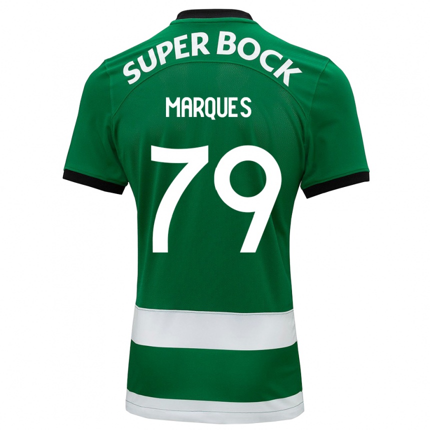 Mujer Fútbol Camiseta Rodrigo Marquês #79 Verde 1ª Equipación 2023/24 Perú