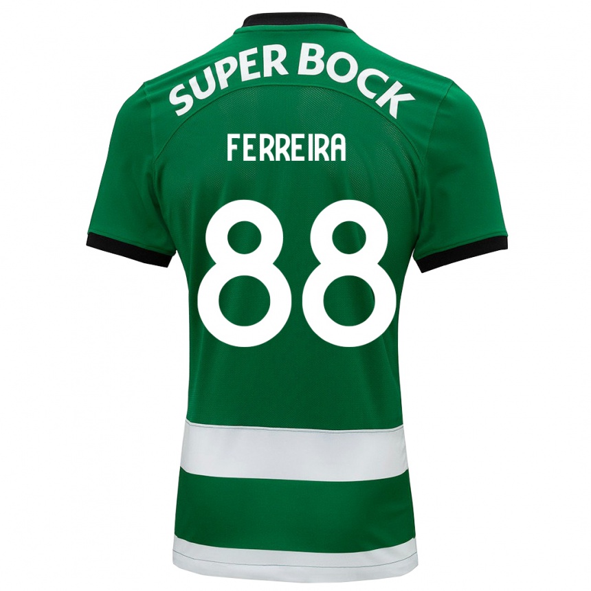 Mujer Fútbol Camiseta Tiago Ferreira #88 Verde 1ª Equipación 2023/24 Perú