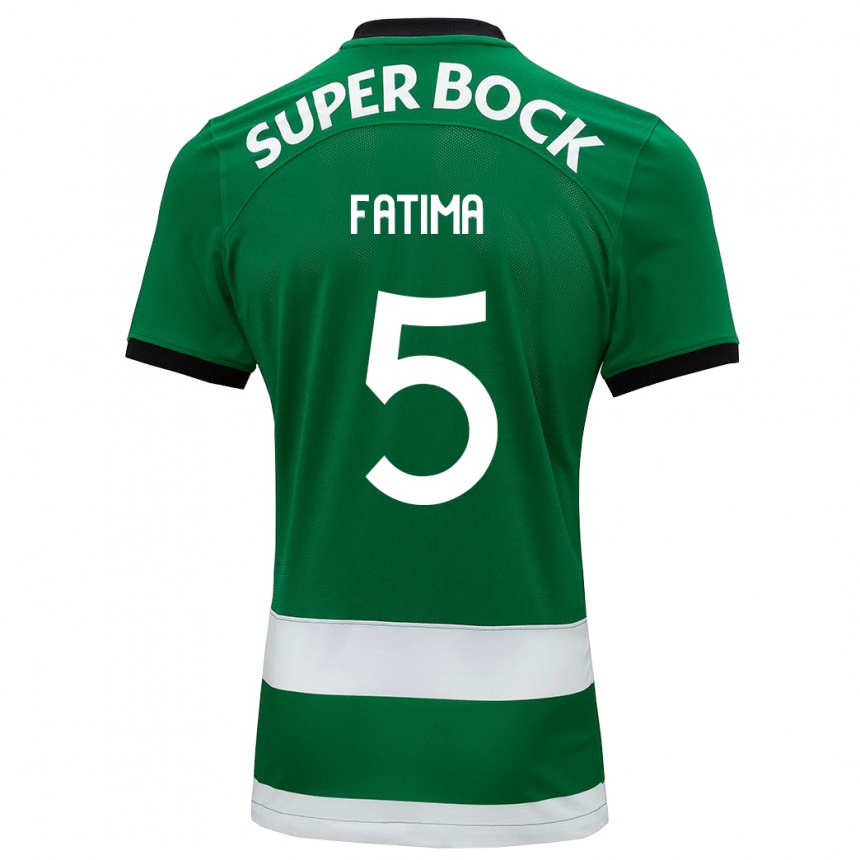 Mujer Fútbol Camiseta Francisca Fatima Aquino Dutra #5 Verde 1ª Equipación 2023/24 Perú