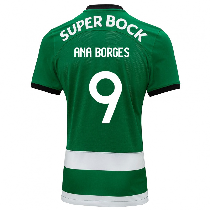 Mujer Fútbol Camiseta Ana Catarina Marques Borges #9 Verde 1ª Equipación 2023/24 Perú