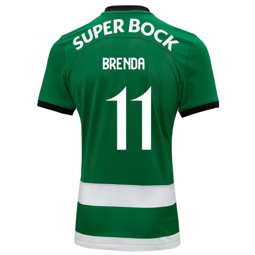 Mujer Fútbol Camiseta Brenda Pérez Soler #11 Verde 1ª Equipación 2023/24 Perú