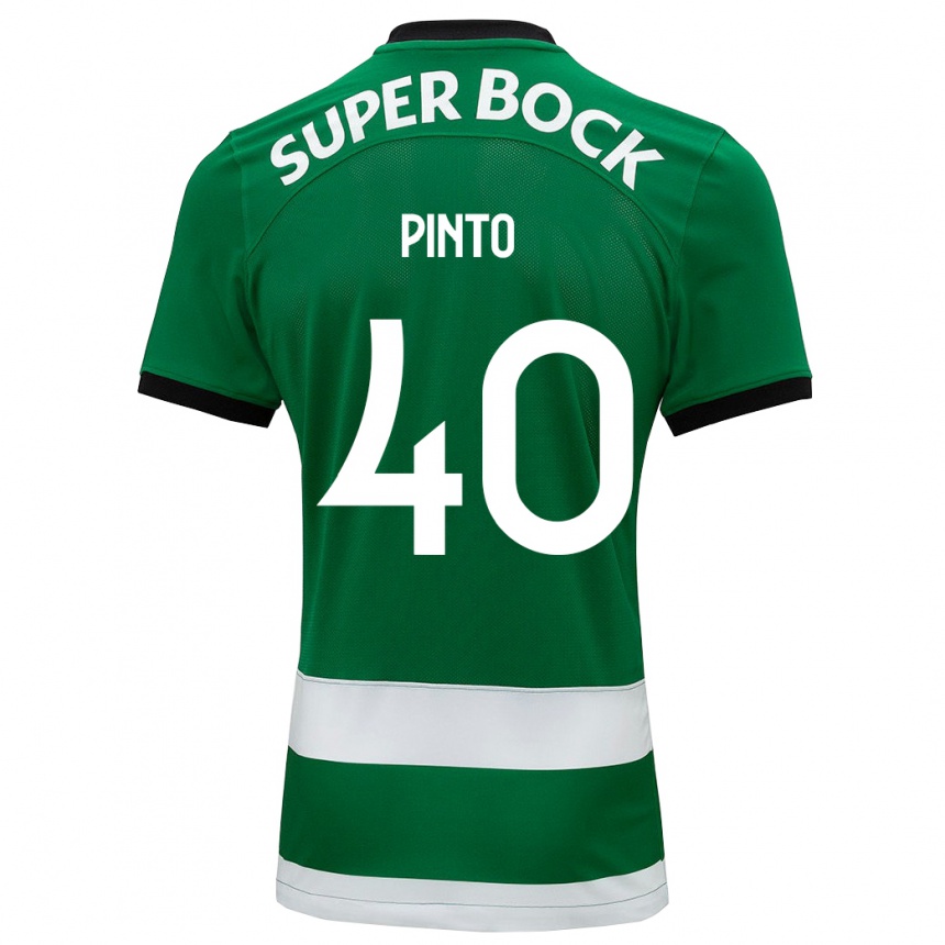 Mujer Fútbol Camiseta Rita Pinto De Almeida #40 Verde 1ª Equipación 2023/24 Perú