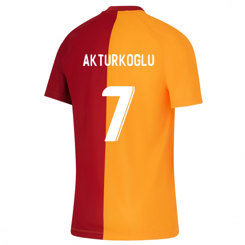 Mujer Fútbol Camiseta Kerem Aktürkoğlu #7 Naranja 1ª Equipación 2023/24 Perú