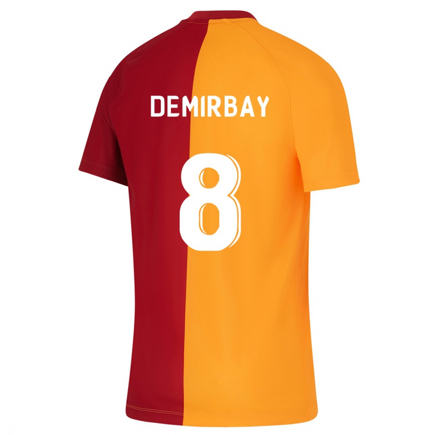 Mujer Fútbol Camiseta Kerem Demirbay #8 Naranja 1ª Equipación 2023/24 Perú