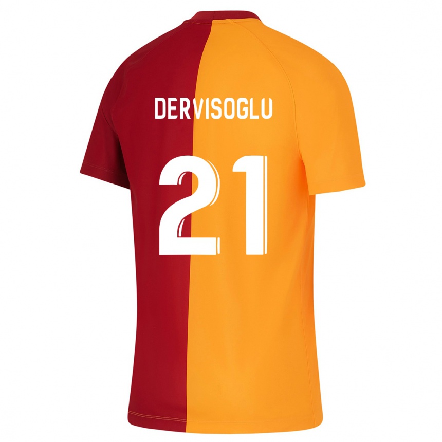 Mujer Fútbol Camiseta Halil Dervişoğlu #21 Naranja 1ª Equipación 2023/24 Perú