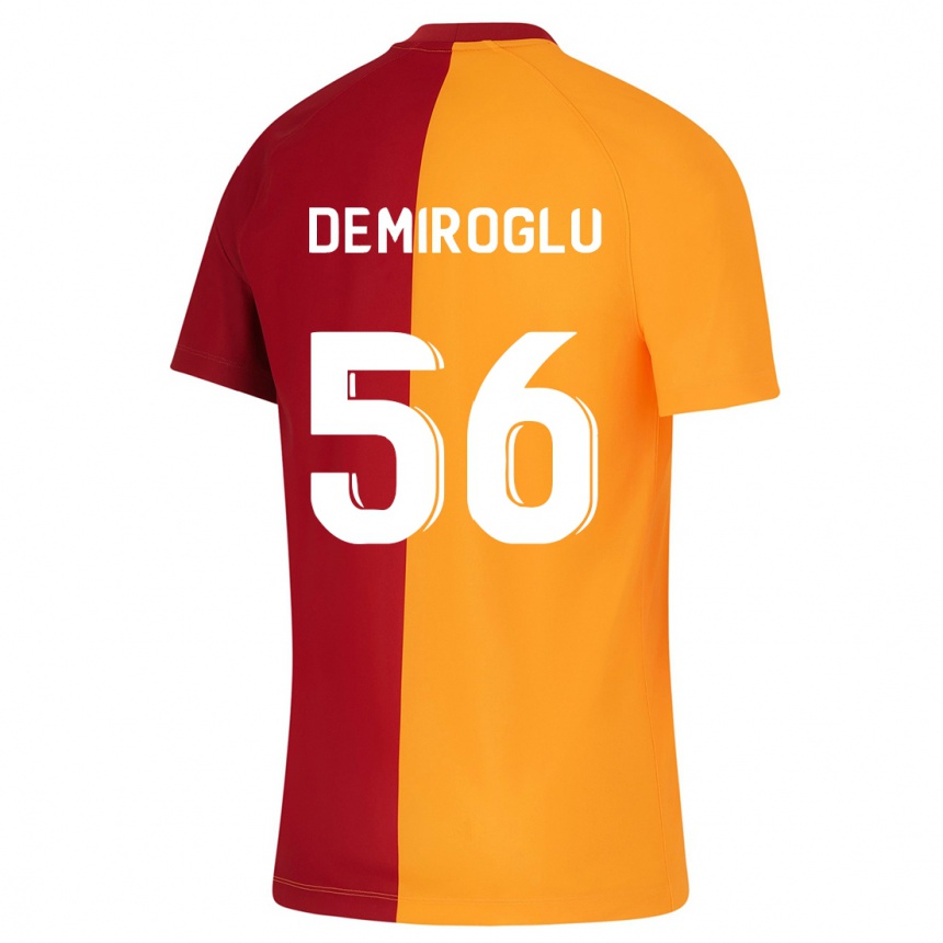 Mujer Fútbol Camiseta Baran Demiroğlu #56 Naranja 1ª Equipación 2023/24 Perú