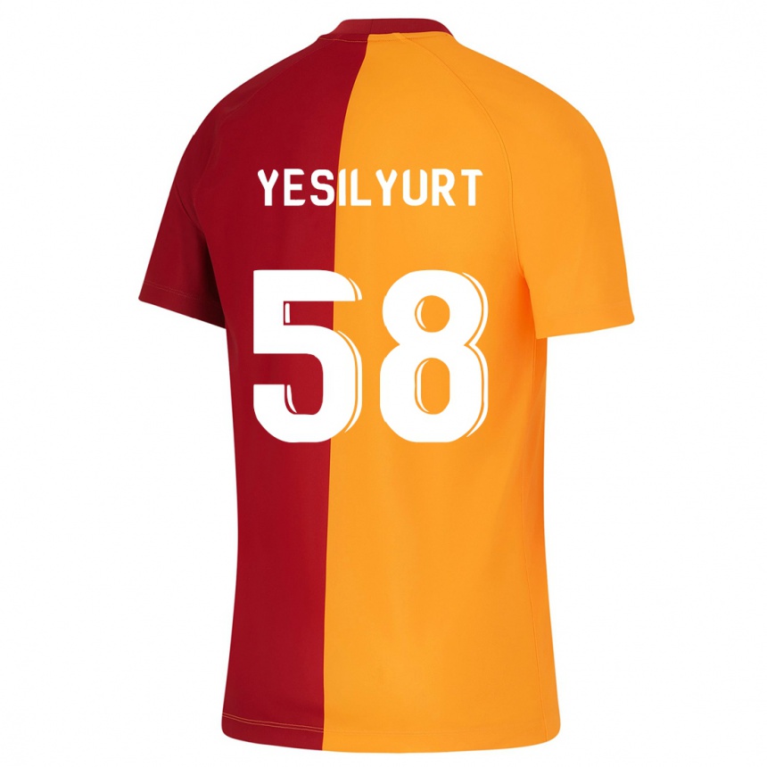 Mujer Fútbol Camiseta Ali Yeşilyurt #58 Naranja 1ª Equipación 2023/24 Perú