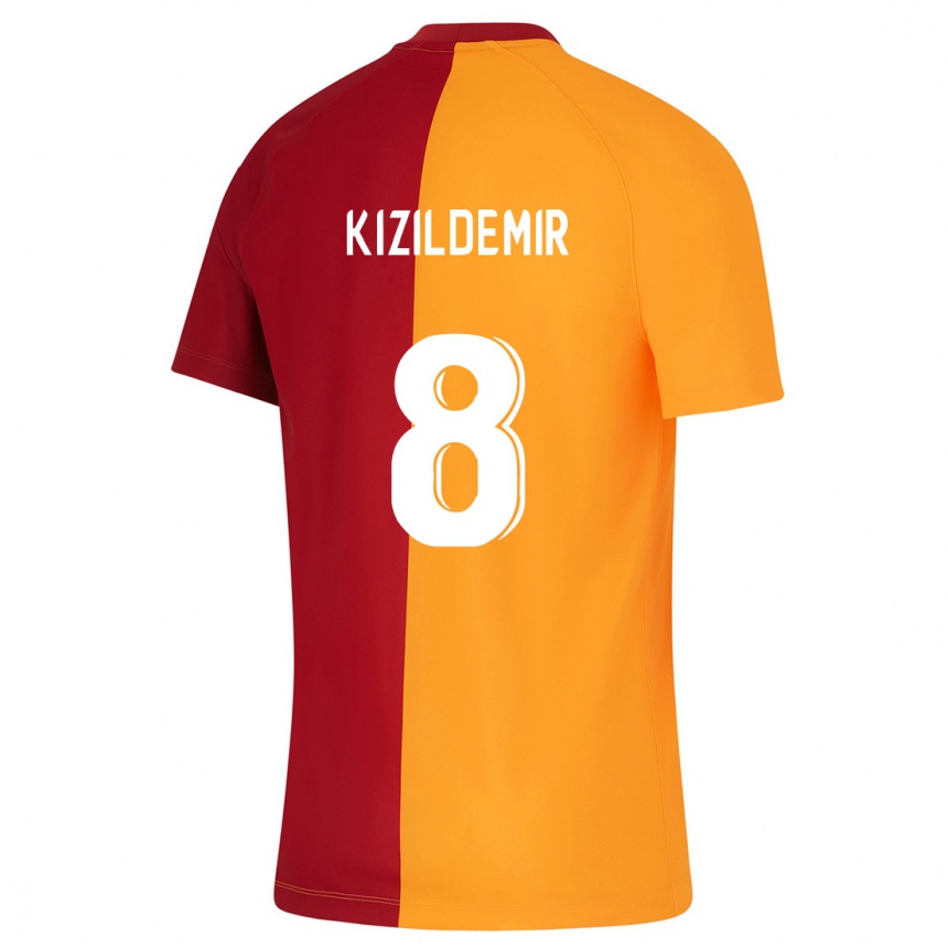 Mujer Fútbol Camiseta Berk Kizildemir #8 Naranja 1ª Equipación 2023/24 Perú