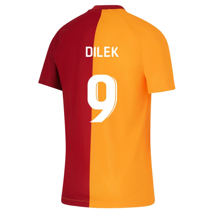 Mujer Fútbol Camiseta Yalin Dilek #9 Naranja 1ª Equipación 2023/24 Perú