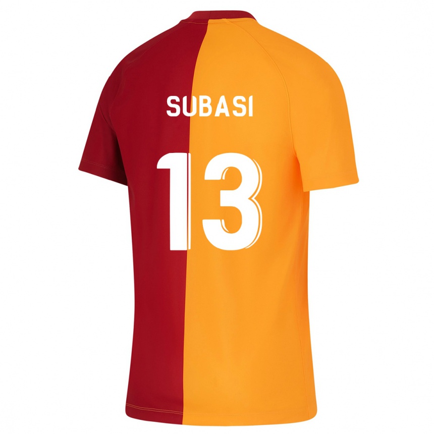 Mujer Fútbol Camiseta Kadir Subasi #13 Naranja 1ª Equipación 2023/24 Perú