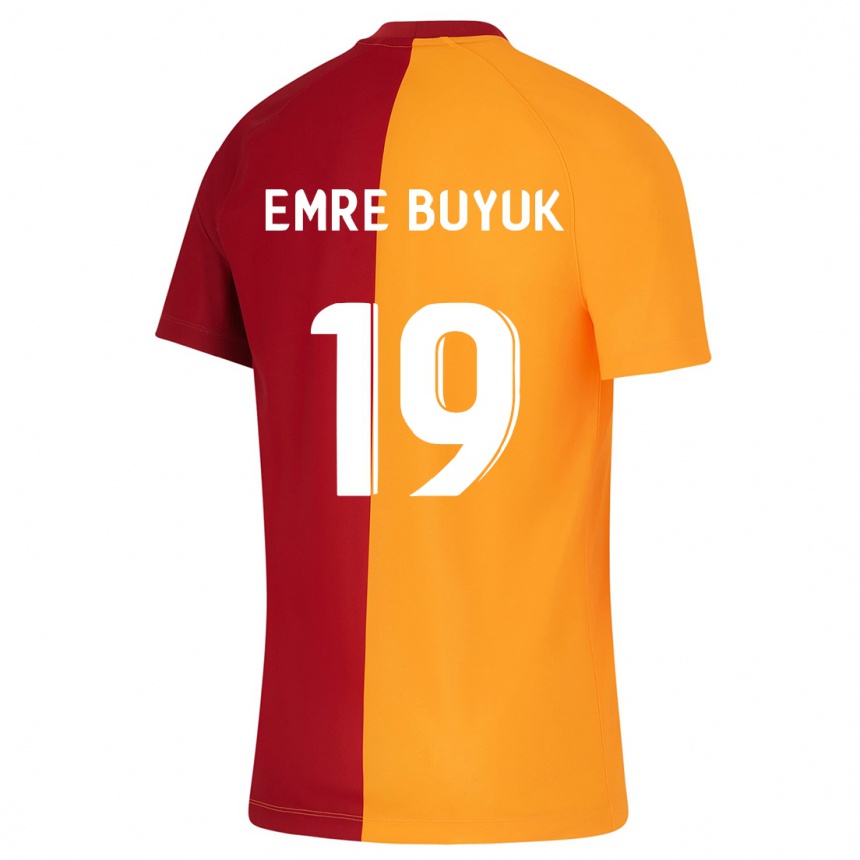 Mujer Fútbol Camiseta Enes Emre Büyük #19 Naranja 1ª Equipación 2023/24 Perú