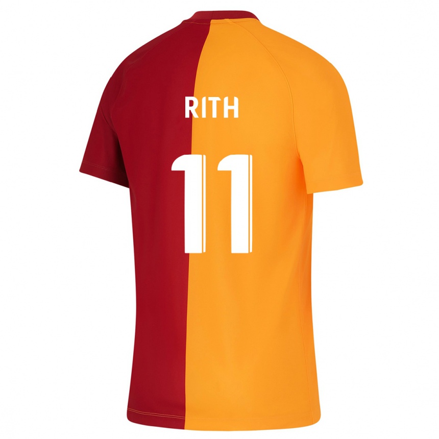 Mujer Fútbol Camiseta Monique Rith #11 Naranja 1ª Equipación 2023/24 Perú