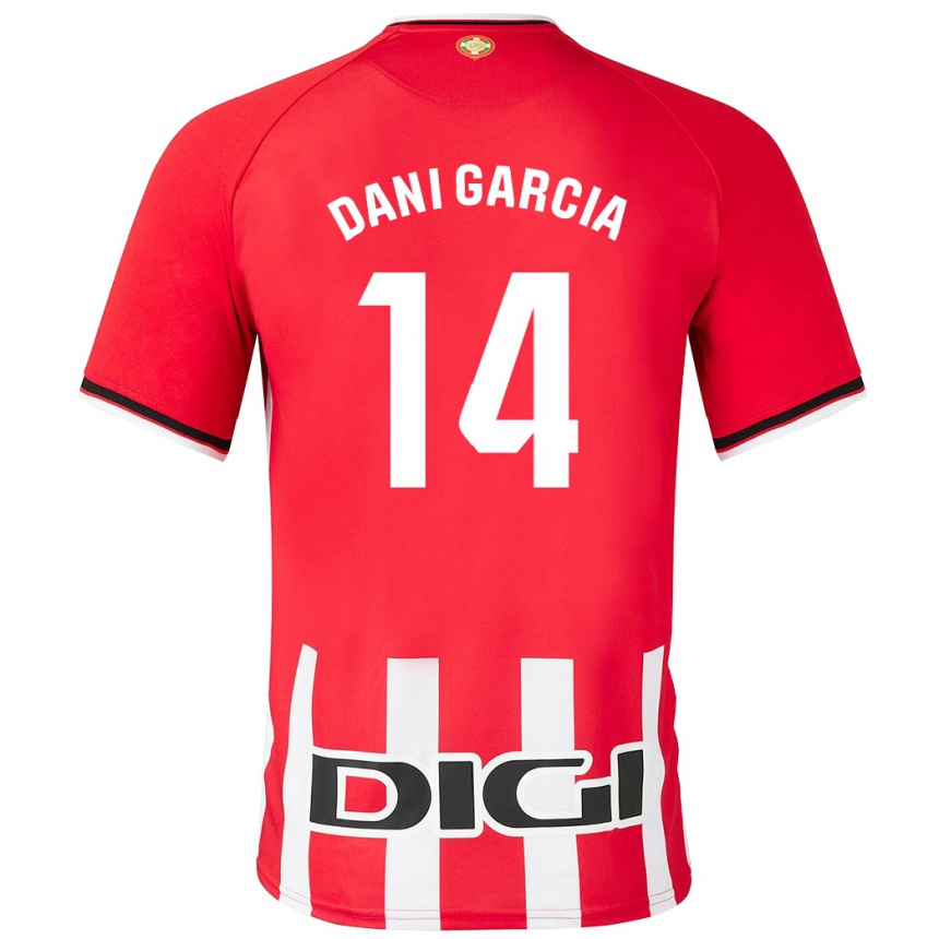 Mujer Fútbol Camiseta Dani García #14 Rojo 1ª Equipación 2023/24 Perú