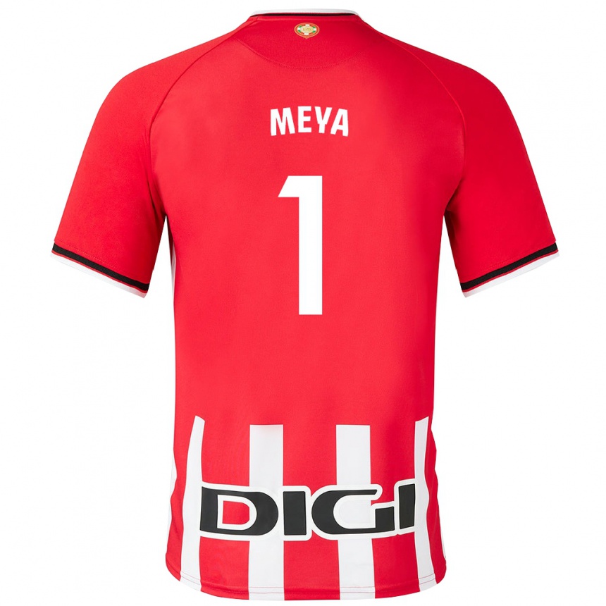 Mujer Fútbol Camiseta Aina Meya Bellot #1 Rojo 1ª Equipación 2023/24 Perú