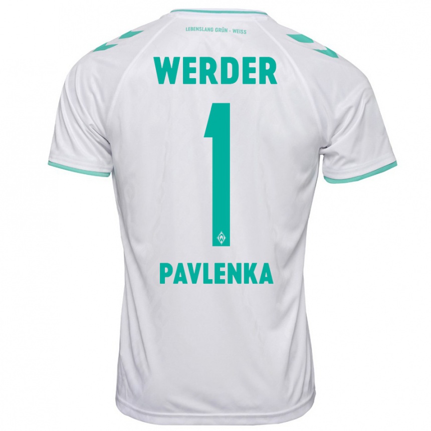 Mujer Fútbol Camiseta Jiri Pavlenka #1 Blanco 2ª Equipación 2023/24 Perú