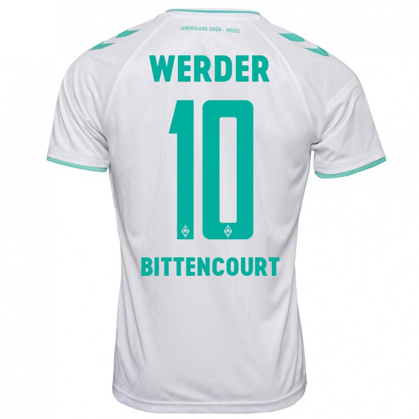 Mujer Fútbol Camiseta Leonardo Bittencourt #10 Blanco 2ª Equipación 2023/24 Perú